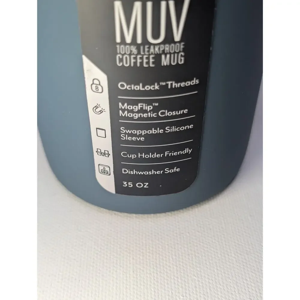 BrüMate Müv 35 oz Leakproof Travel Coffee Mug Matte Navy New